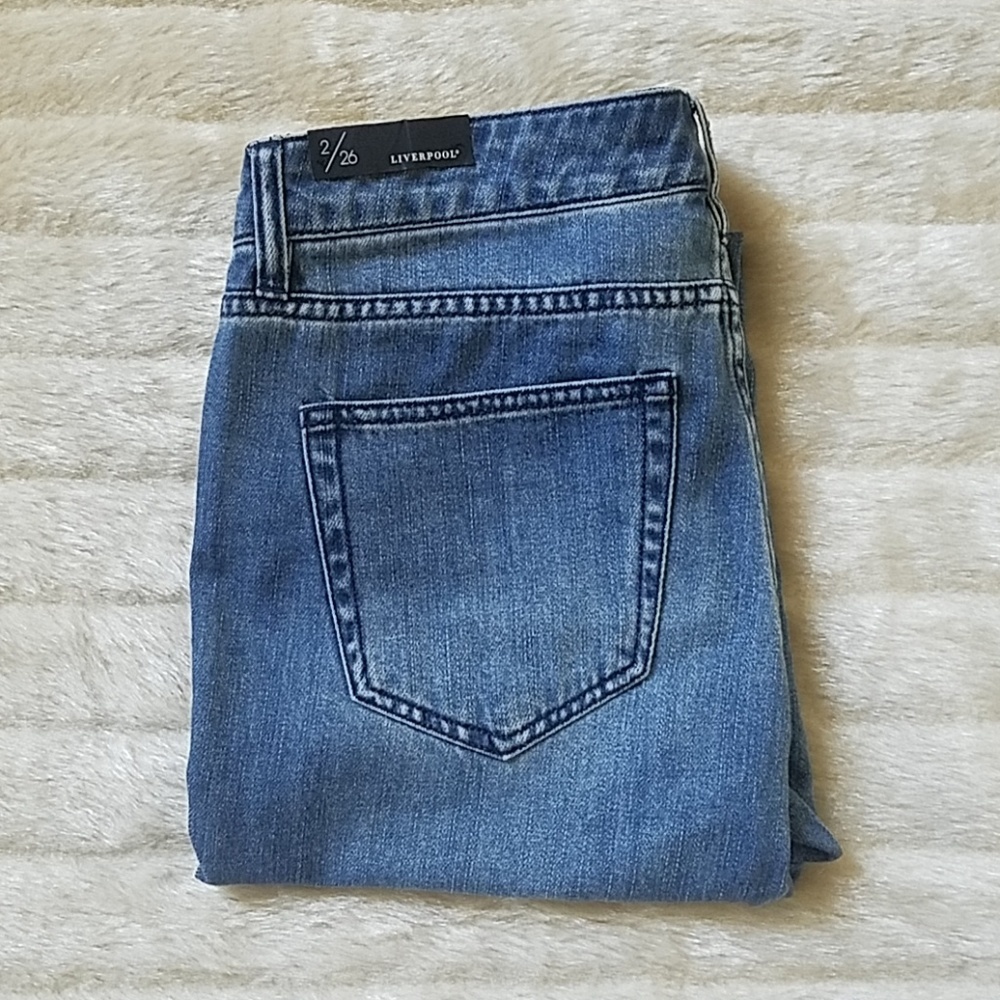 Liverpool Jeans Company Blue Boyfriend Jeans NWT - Picture 2 of 5